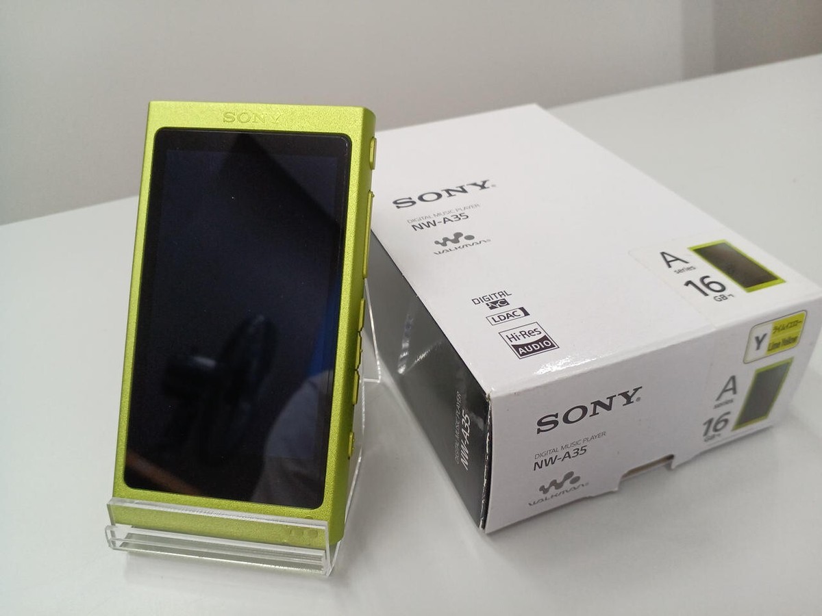 SONY NW-A35 Yellow WALKMAN A Series Digital Audio Hi-Res