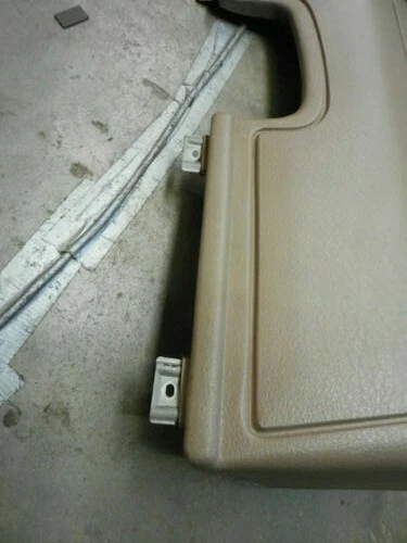 BMW E32 740i 740il 750i 750il 1988-1994 bronceado debajo del tablero panel de ajuste de rodilla Foto 3 de 4