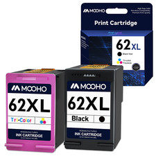 Cartuchos de tinta 2PK 62 XL 62XL para HP 5540 7645 7640 7644 5643 5640 250 5740 5746