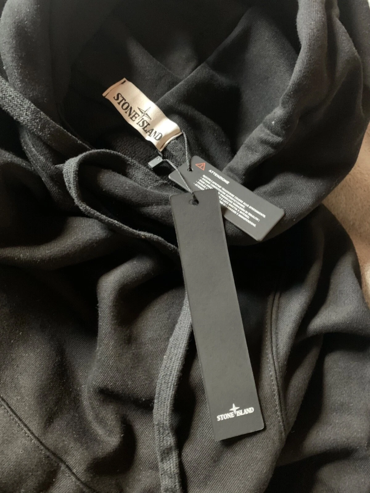 stone island hoodie size M