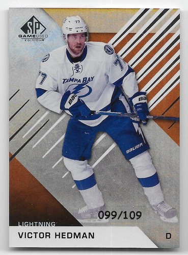 16/17 SP GAME USED ORANGE RAINBOW PARALLEL Hockey /xxx (#1-199) U-Pick From List - Picture 3 of 8