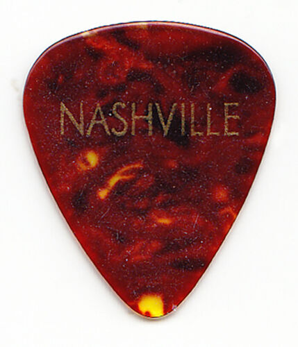 Nashville Musique Ville USA Marron Faux Tortue Médiator de Guitare - Photo 1/1