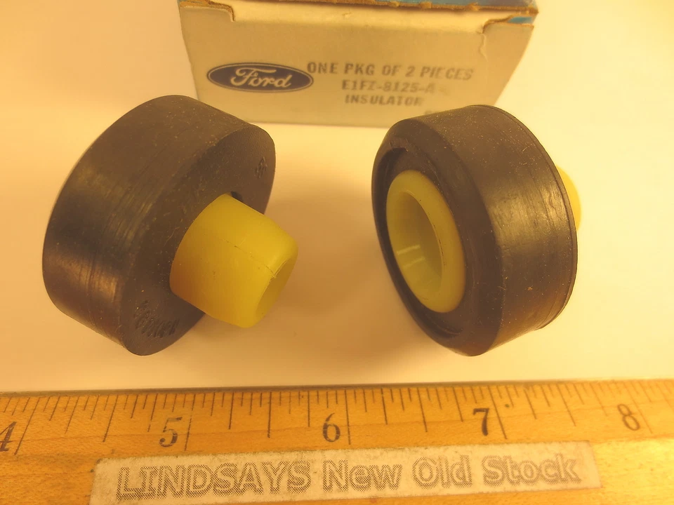 2 PIEZAS 1 FORD BOX 1981/85 ESCORT Y MERCURY LYNX "AISLADOR" (MONTAJE RADIADOR) Foto 3 de 3