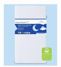 Organic Dream Organic Cotton Lightweight Crib Mattress 52x28x5