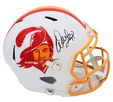 Warren Sapp Signed Tampa Bay Buccaneers Speed Full Size 1976-96 Throwback Helmet