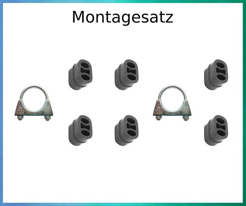 Auspuffanlage für Opel Astra H Twintop 1.6, 1.8 85/103KW Auspuff + Montagesatz - Bild 4 von 4