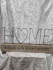 Rustic wood and Metal Sign