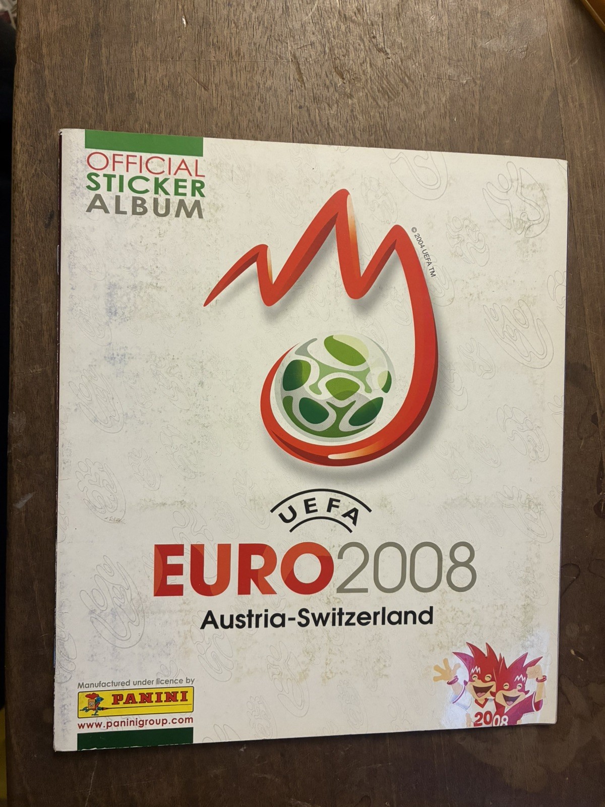 ALBUM PANINI EURO 2008 COMPLETO IN OTTIME CONDIZIONI!!!