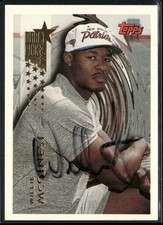 1994 Topps Willie McGinest Rookie Auto New England Patriots #74