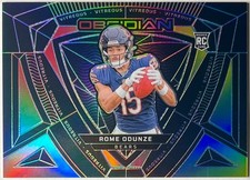 2024 Panini Obsidian Rome Odunze Vitreous 💎Case Hit 💎 Rookie RC Bears No. 9