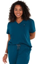 KOI Next Gen Women's Ready to Work Tuck-in Scrub Top, 4-Way Stretch, Wrinkle-...