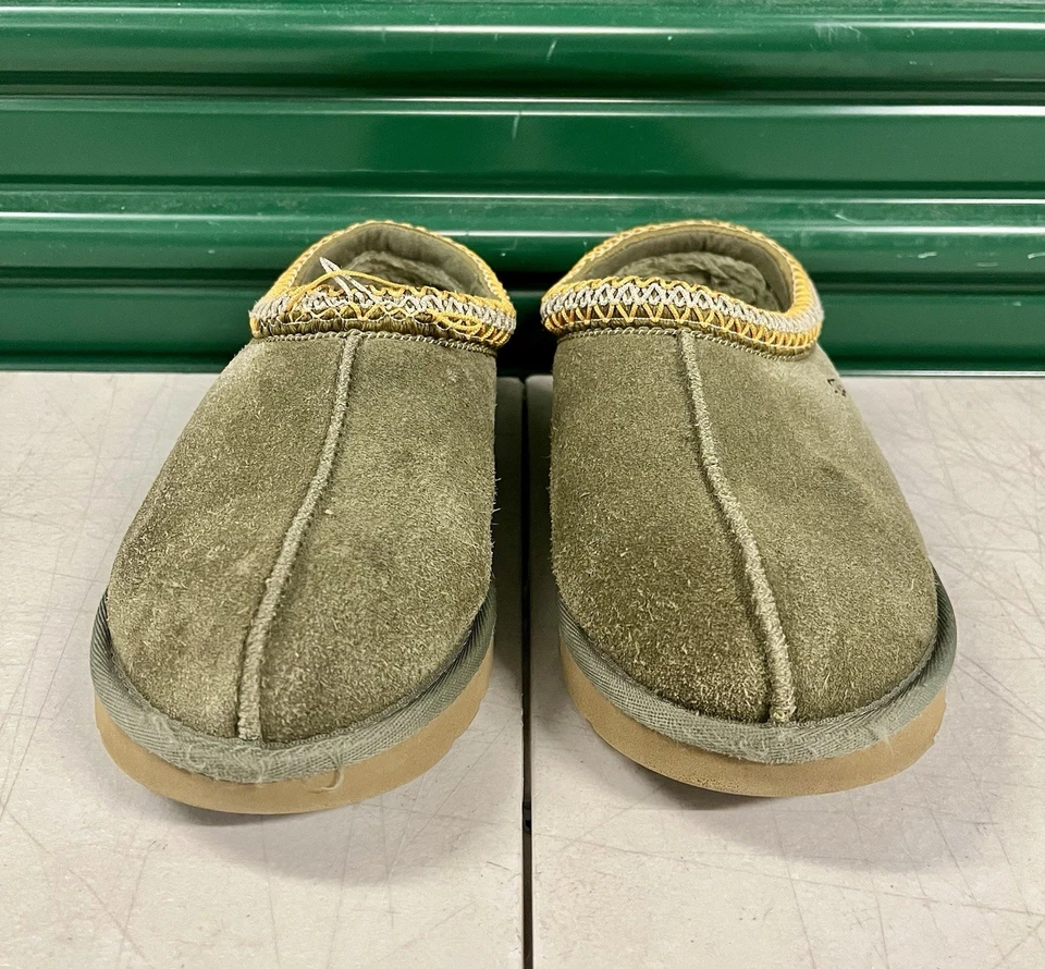 UGG TASMAN SLIPPER OLIVE GREEN WOMENS SIZE 7 - Image 3 of 4