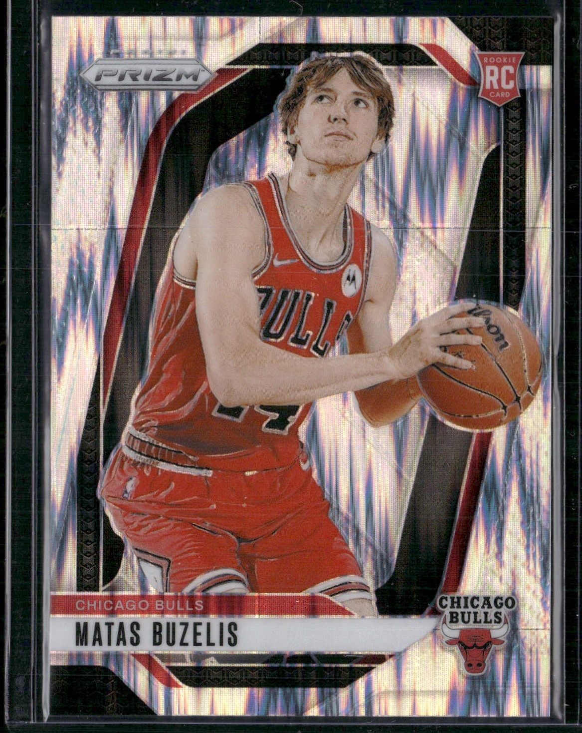 2024-25 Panini Prizm Matas Buzelis #252 Skewed Prizm Rookie RC /249
