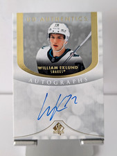 2023-24 SP Authentic UD Authentics Autograph William Eklund #UDA-WE  Sharks