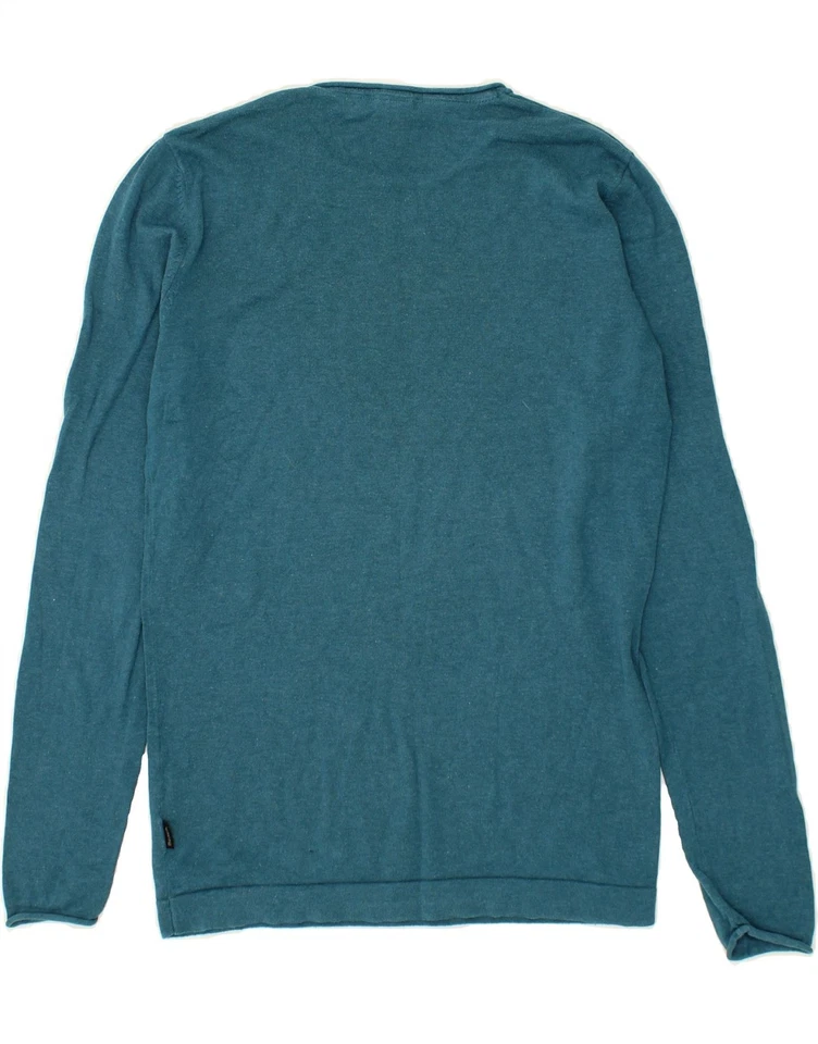 Suéter Jersey Cuello Barco Mujer BENCH UK 10 Pequeño Azul Algodón TN06 Foto 2 de 3