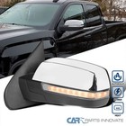 Left Fits 2014-2018 GMC Sierra Silverado Power Fold+Heat+LED Signal Side Mirror