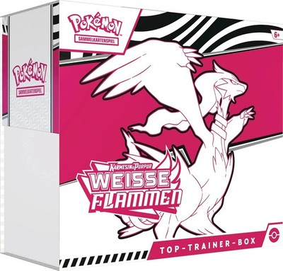 Pokemon Weisse Flammen White Flare Top Trainer Box KP10.5 Deutsch NEU OVP Sealed
