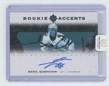 2023-24 Upper Deck Ultimate Rookie Accents Auto /99 Danil Gushchin Rookie Auto