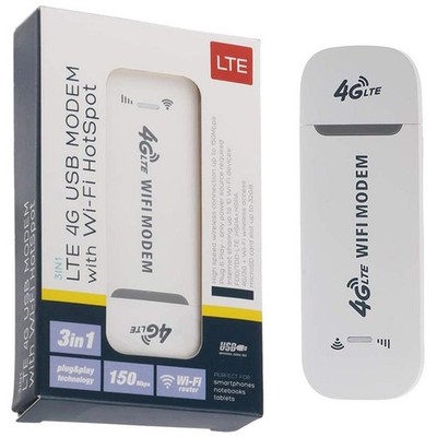 USB LTE 4G Modem With WiFi Hotspot Wireless Internet Key