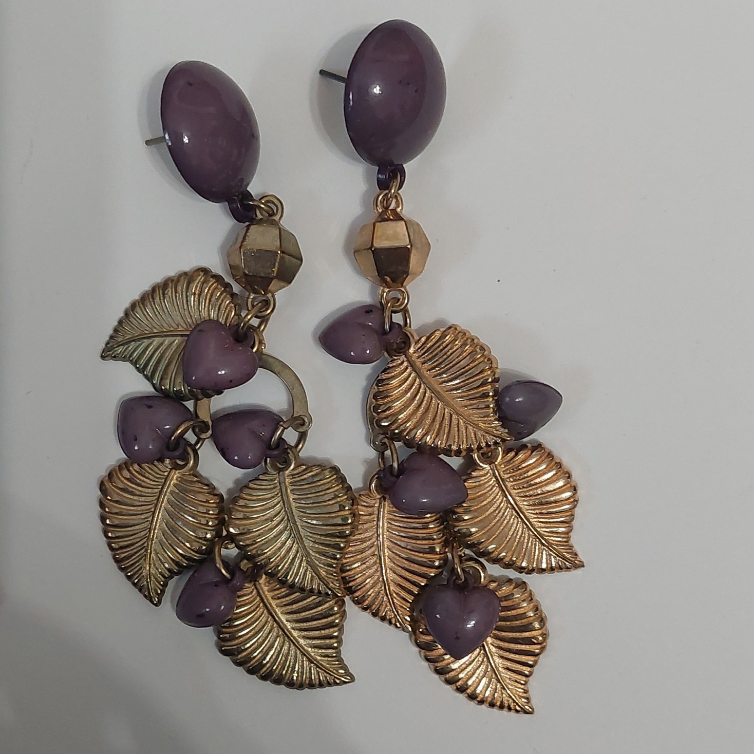 Handcrafted Statement Dangle Earrings Set Boho Na… - image 3