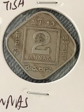 British India 2 ANNAS 1925 C (CALCUTTA ) India British King George V