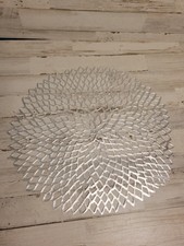 Juego de manteles redondos Williams Sonoma Chilewich Dahlia/4 plateados