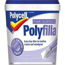POLYCELL FINE SURFACE POLYFILLA TUB 500GM