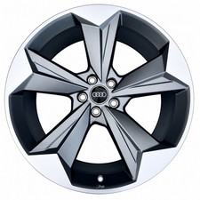 AUDI Q4 E-TRON SPORTBACK 21" GREY DIAMOND CUT ALLOY WHEEL RIM 9J OEM 89A601025R