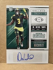 Deatrick Nichols 2018 Panini Contenders Draft Picks RC Auto #259 Cardinals CFL