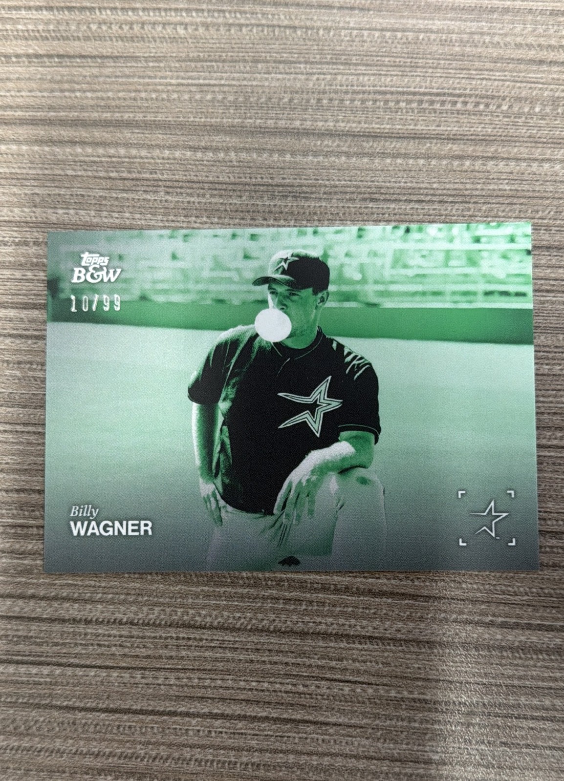 2025 Topps Black & White - Billy Wagner #099 Green /99