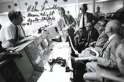 Milton Windler auto/signed 4x6 photo NASA Mission Control Apollo 13 Space LOOK!
