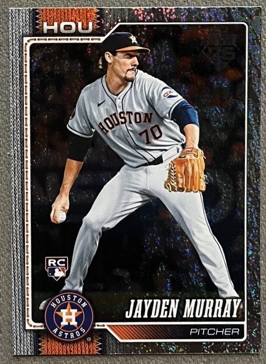 2026 Topps Series 2 Jayden Murray Rookie Holo Foil #664 Houston Astros