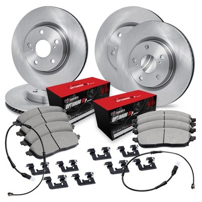 For Mercedes-Benz GLK250 13-15 R1 Concepts Front & Rear Brake Kit w Optimum Pads