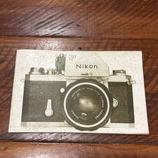 Nikon F Original Owners Manual / Order Catalog Guide Vintage 27 Pages