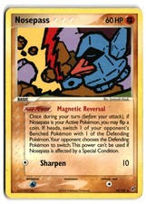 Pokémon Nosepass 42/107 EX Deoxys ENG LP Uncommon DX Inglese 2005 Carta