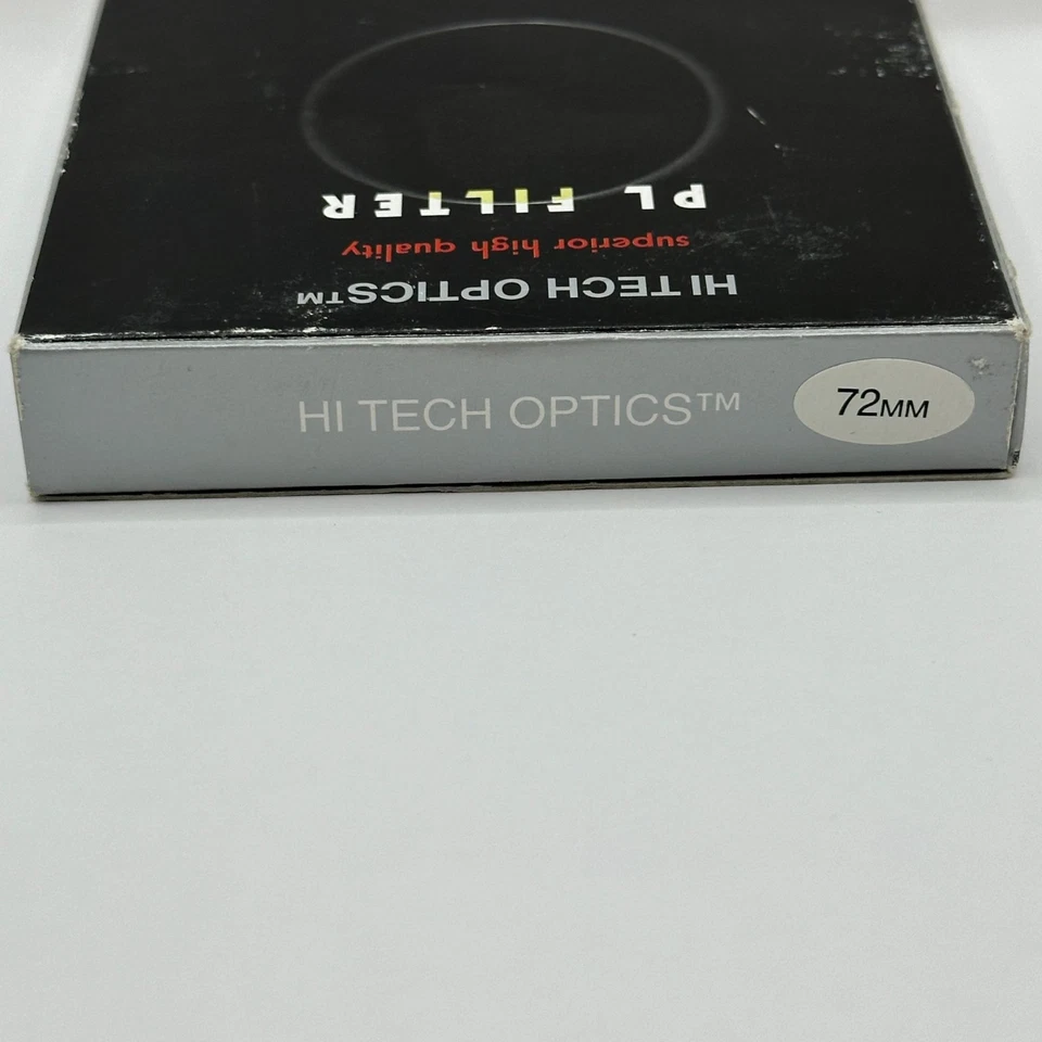 Hi Tech Optics PL Polarizing Filter 72mm Ultra Thin Multi-Coated Made In Japan - Image 4 of 4