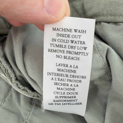 Frank & Eileen Wicklow Italian Performance Linen Crop Pant Sage Green Women 4 - Picture 10 of 10