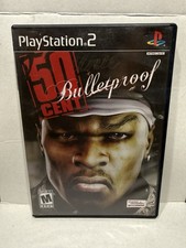 50 Cent: Bulletproof (Sony PlayStation 2, 2005) SOLD AS NOT WORKING & NO MANUAL