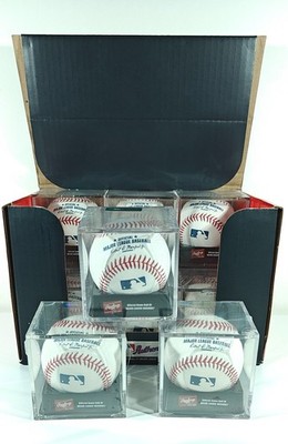 Rawlings Official MLB Baseball in Display Cube,    1  Dozen - Brand New Sealed