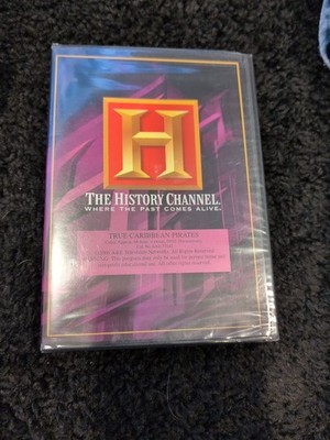 TRUE CARIBBEAN PIRATES Pirate Buccaneers Ship History Channel DVD Boats SEALED 