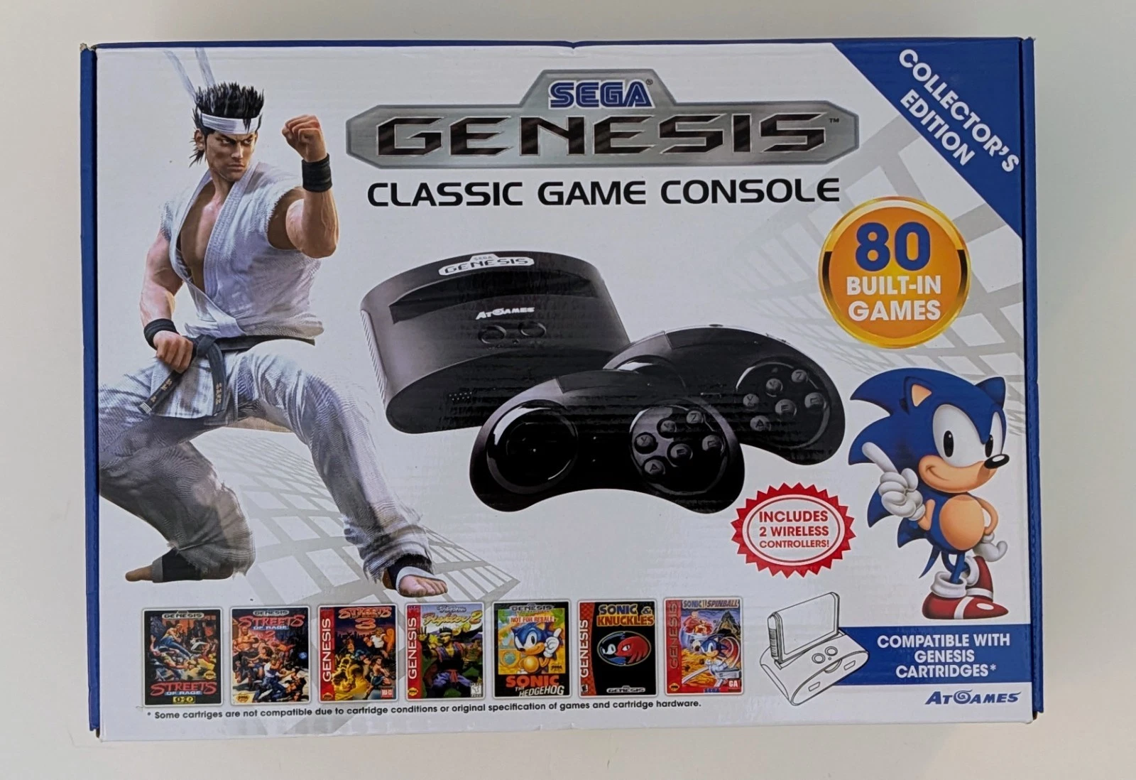 SEGA GENESIS CLASSIC MINI GAME CONSOLE WITH 80 BUILT IN GAMES 25th Ed. OPEN BOX
