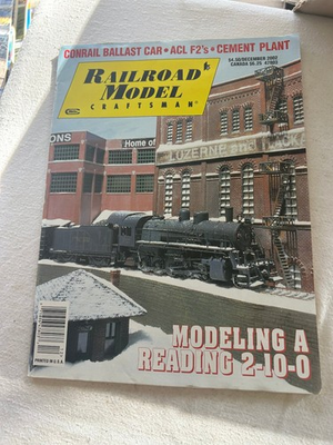 #ad Railroad Model Craftsman Magazine December 2002 Modeling Reading 2 10 0 $6.00