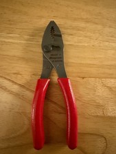 Snap On 6" Talon Grip Combination Slip-Joint Pliers Red 46ACF