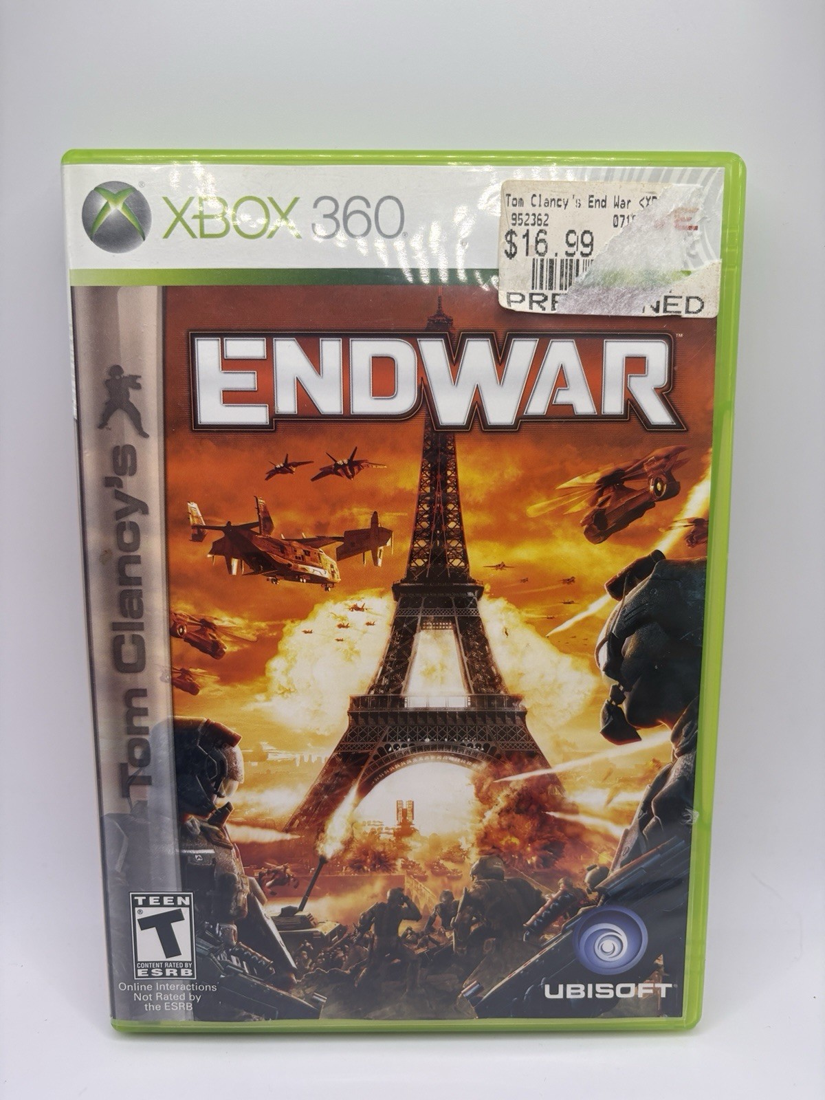 Tom Clancy's EndWar (Microsoft Xbox 360, 2008) CIB Complete