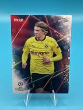 2020-21 Topps Chrome X Steve Aoki UCL Neon Lazers Erling Haaland #NL-1