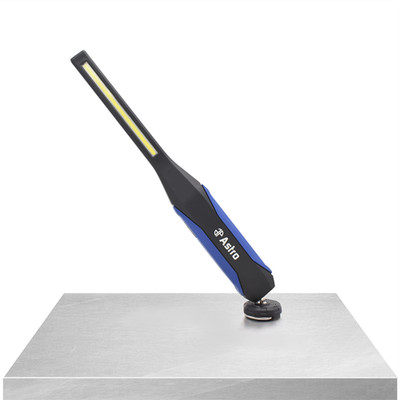 Astro Pneumatic 900 Lumen Wirelessly Rechargeable LED Slim Light w/ Top Flashlig