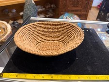 Vintage Handwoven Wicker Basket