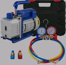 VEVOR 4CFM 1/3HP Vacuum Pump ac vacuum pump aircon R22 R12 R134A R502 Air-Condi