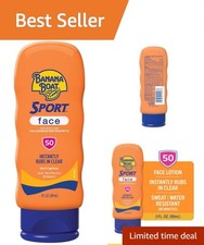 Hypoallergenic SPF 50 Sport Sunscreen for All Skin Types, 3 Fl Oz Travel Size