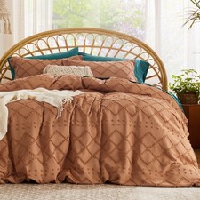 Bedsure Boho Cal King Duvet Cover - Boho Bedding, Tufted Cal King Duvet Cover...